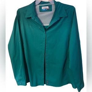 Wind jacket, Fish gear with UV protection, for women size 2XL